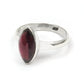 Marquise Garnet Gemstone January Cocktail Ring Solid Sterling Silver