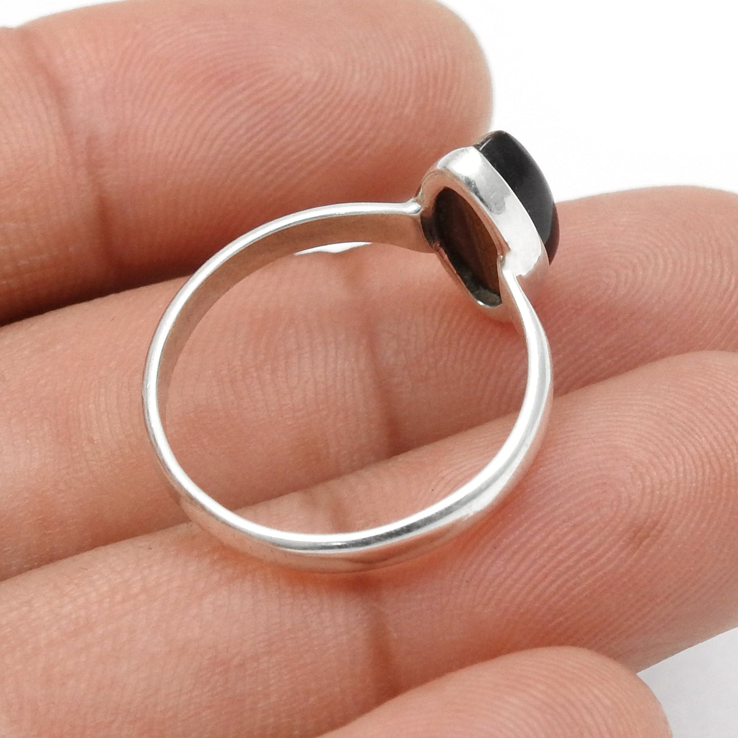 Marquise Tiger's Eye Stone 925 Silver New Cocktail Statement Ring Jewelry