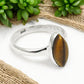 Marquise Tiger's Eye Stone 925 Silver New Cocktail Statement Ring Jewelry