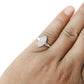 Druzy Gemstone Daughter Artisan New Band Ring Jewelry Solid Sterling Silver