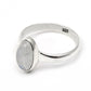 Marquise Natural Rainbow Moonstone 925 Solid Silver Band New Ring Jewelry