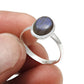 Labradorite Gemstone 925 Sterling Silver Bezel Band Ring Handmade Jewelry