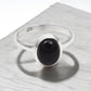 Black Onyx Gemstone 925 Silver Trendy Band Ring Jewelry