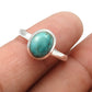 Natural Turquoise Gemstone 925 Sterling Silver Promise Band Ring Jewelry