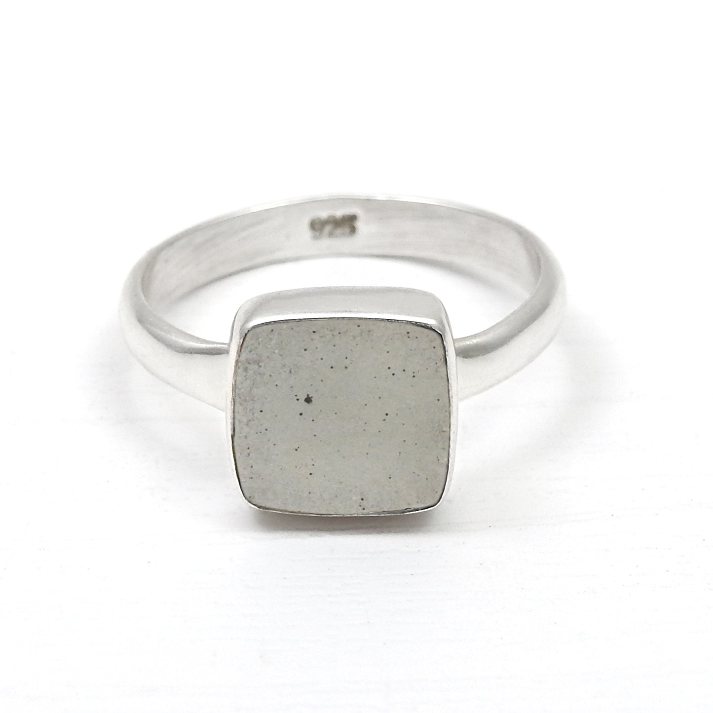 Women Gift Natural Aquamarine Gemstone 925 Sterling Silver Ring