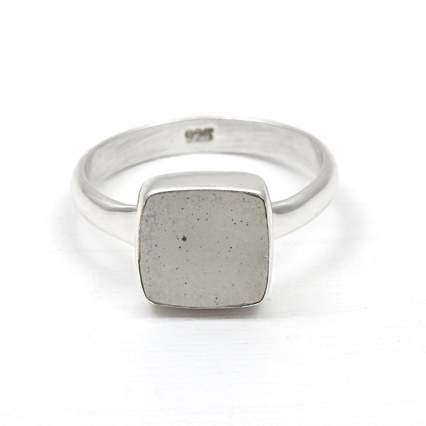 Women Gift Natural Aquamarine Gemstone 925 Sterling Silver Ring