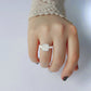 Women Gift Natural Aquamarine Gemstone 925 Sterling Silver Ring