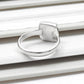 Women Gift Natural Aquamarine Gemstone 925 Sterling Silver Ring