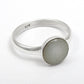 Aquamarine Stone 925 Sterling Silver Band Ring