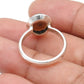 Oval Black Opal Gemstone Christmas Gift Cocktail Ring Jewelry Solid Silver