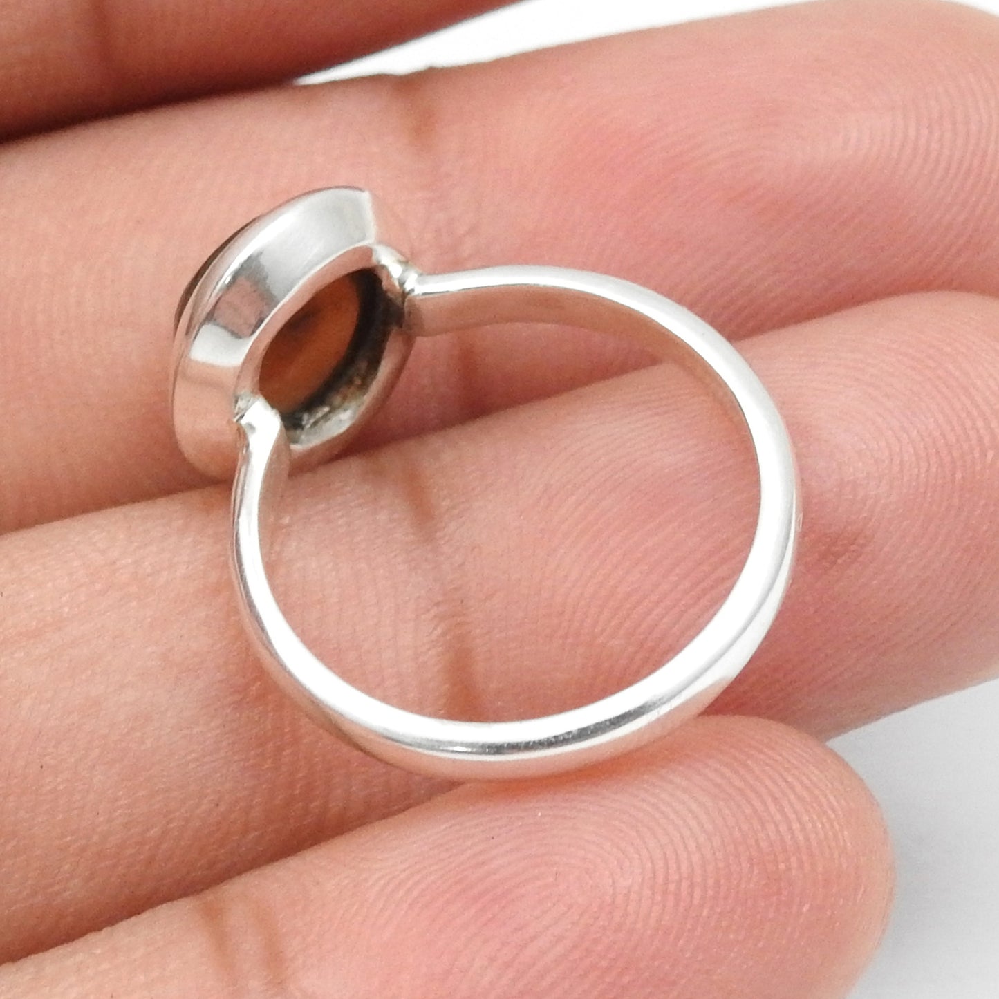 Christmas Gift Oval Black Opal Stone Mother Cocktail New Ring 925 Silver