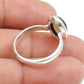 Black Opal Stone Solid Silver Sister Band Christmas Gift Engagement Ring Jewelry