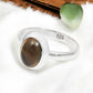 Black Opal Gemstone Solid Sterling Silver Handcrafted Statement Cocktail Ring