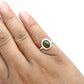 Oval Black Opal Stone 925 Silver Bezel Handcrafted Cocktail Ring Jewelry