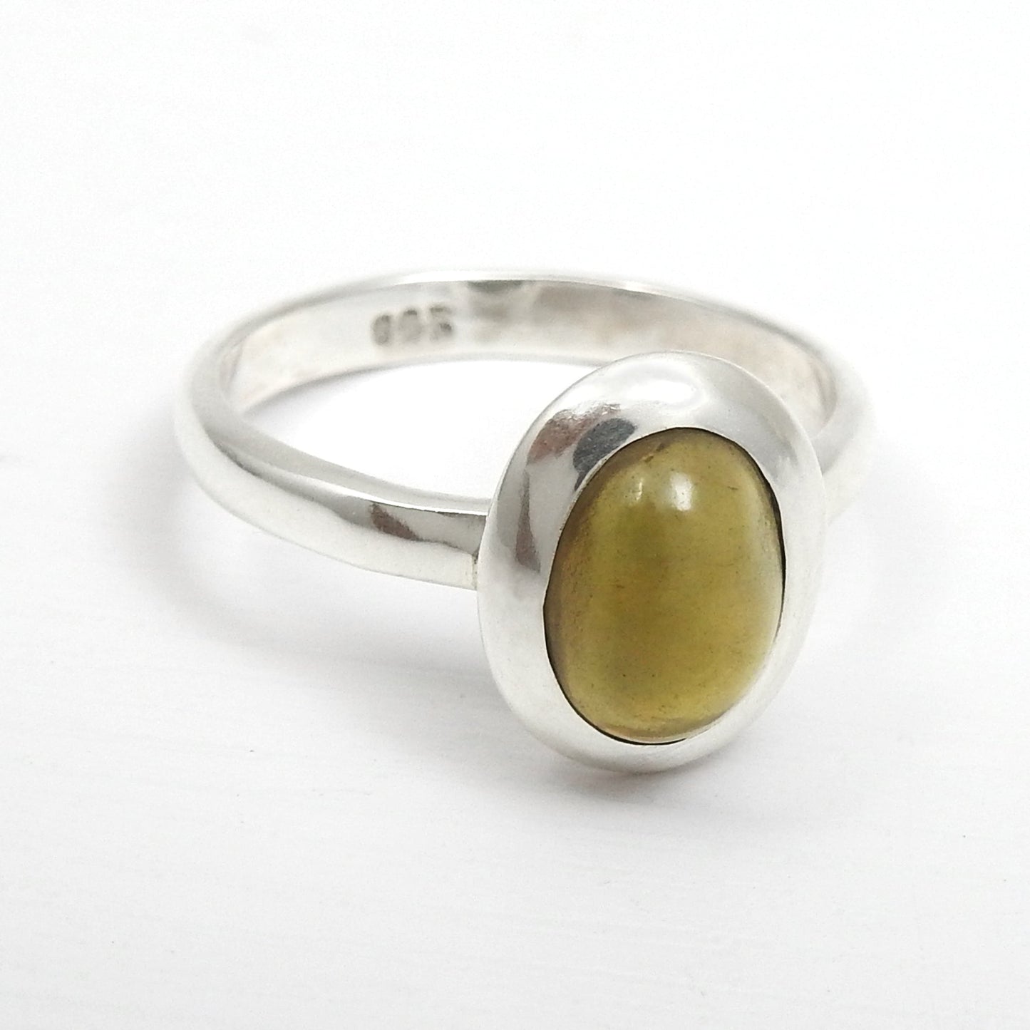 Christmas Gift Natural Black Opal Sterling Silver Cocktail Ring Jewelry