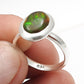Black Opal Stone Sterling Silver Wedding Band Christmas Gift Ring Jewelry