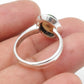 Black Opal Stone Sterling Silver Wedding Band Christmas Gift Ring Jewelry