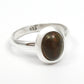 Natural Black Opal 925 Sterling Silver Statement Cocktail Ring Jewelry