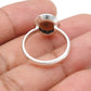 Natural Black Opal 925 Sterling Silver Statement Cocktail Ring Jewelry