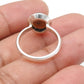 Oval Black Opal Stone Wife Birthday Band Anniversary Ring 925 Solid Silver