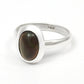 Black Opal Gemstone Solid Silver Cocktail Christmas Gift Wife Ring Jewelry