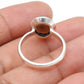 Black Opal Gemstone Solid Silver Cocktail Christmas Gift Wife Ring Jewelry