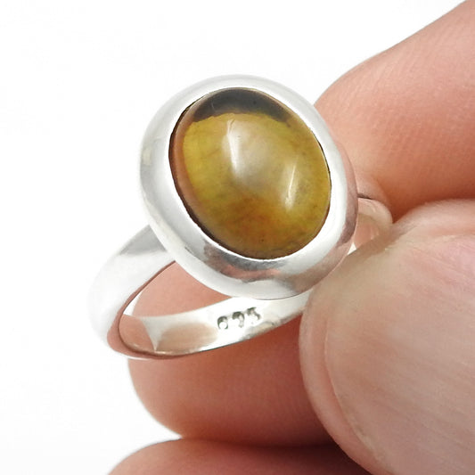 Natural Black Opal Solid Silver New Cocktail Christmas Gift Wife Ring