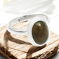 Natural Black Opal 925 Sterling Silver Statement Birthday Cocktail Handmade Ring