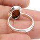 Black Opal Gemstone Sterling Silver Bezel Promise Handcrafted Band Ring