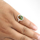 Christmas Gift Black Opal Gemstone 925 Sterling Silver Boho Band Bezel New Ring