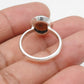 Oval Black Opal Stone 925 Sterling Silver Engagement Daughter Cocktail Ring