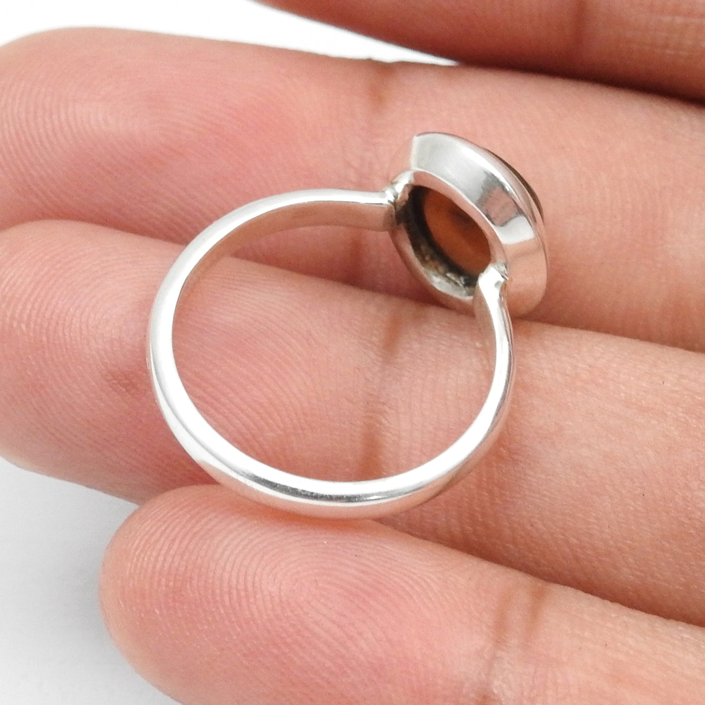 Oval Black Opal Gemstone 925 Solid Silver Band Christmas Gift Handmade Wife Ring