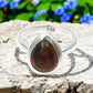 Natural Black Opal Solid Sterling Silver Sister Band Birthday Bezel Ring Jewelry