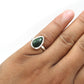 Natural Black Opal Sterling Silver Ethnic Wedding Band Anniversary Promise Ring