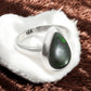 Natural Black Opal Sterling Silver Ethnic Wedding Band Anniversary Promise Ring
