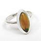 Black Opal Gemstone 925 Sterling Silver Cocktail Statement Bezel Ring Jewelry
