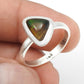 Natural Black Opal Cocktail Christmas Gift Birthday Ring Jewelry Sterling Silver