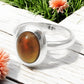 Black Opal Gemstone 925 Solid Silver Sister Band Artisan Ring Jewelry