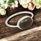 Black Opal Stone Band Wedding Birthday Ring Jewelry Solid Sterling Silver