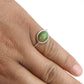 Oval Black Opal Gemstone Solid Sterling Silver Promise Band Ring Jewelry