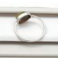 Oval Black Opal Gemstone Solid Sterling Silver Promise Band Ring Jewelry