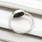 Natural Black Opal Handmade Band Promise Ring Jewelry 925 Sterling Silver