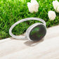 Natural Black Opal Handmade Band Promise Ring Jewelry 925 Sterling Silver