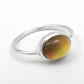 Oval Black Opal Stone 925 Sterling Silver Promise Engagement Band Boho Ring