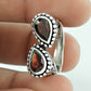 Natural Garnet Statement Vintage Look Ring 925 Silver For Girls J10