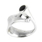 Natural Iolite Gemstone Statement Tribal Ring 925 Silver For Girls H25