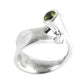 Gift For Her 925 Silver Natural Peridot Solitaire Vintage Ring L33