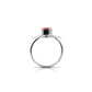 Natural Carnelian Gemstone Solitaire Tribal Ring 925 Sterling Silver W80