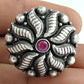Adjustable Ring Ruby Stone 925 Sterling Silver Birthstone Jewelry