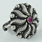 Adjustable Ring Ruby Stone 925 Sterling Silver Birthstone Jewelry